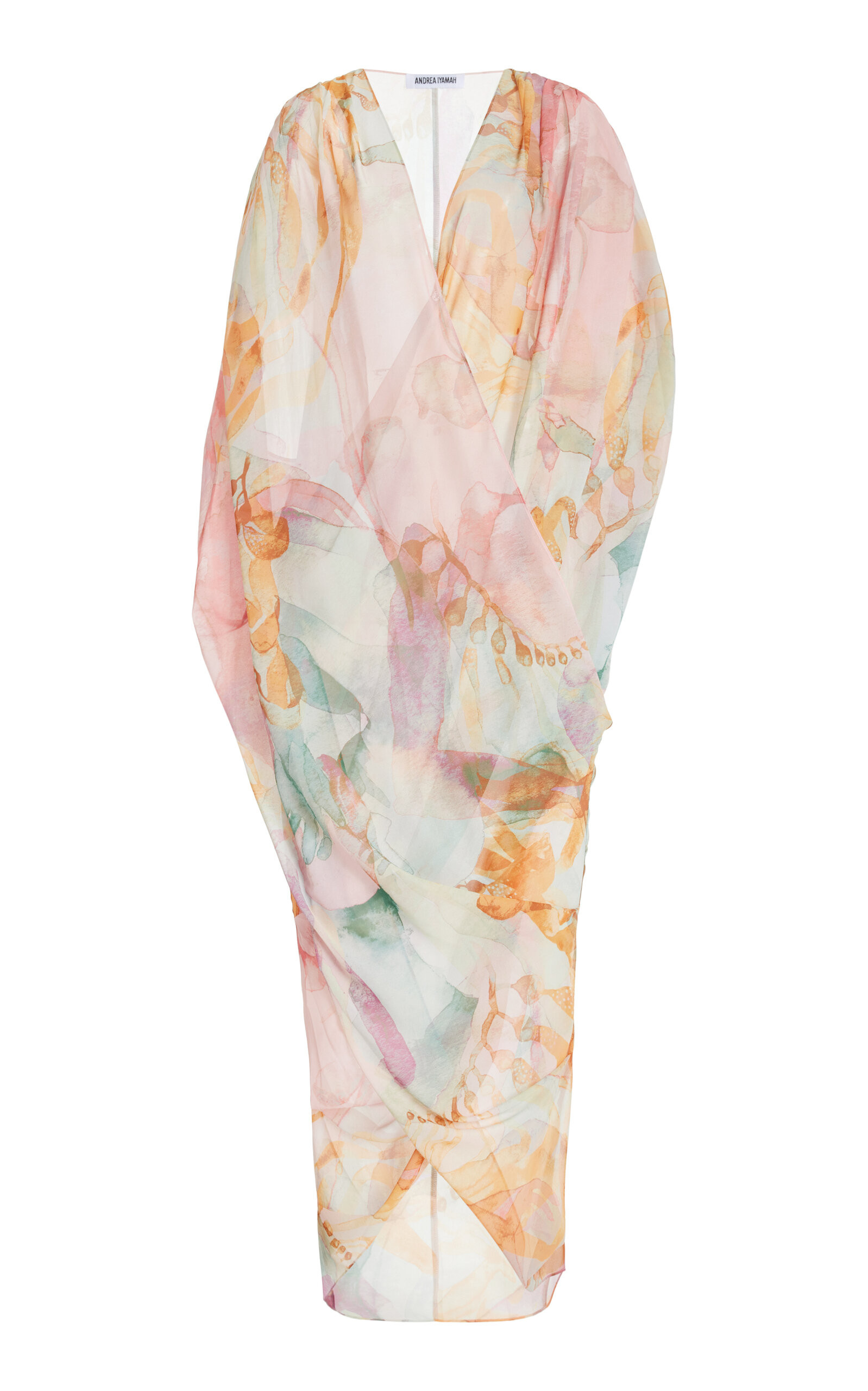 Adi Draped Chiffon Kaftan | Moda Operandi (Global)