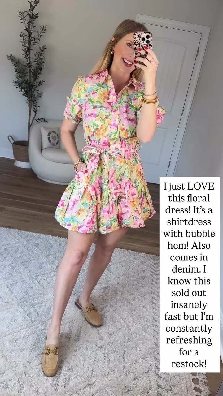 Walmart dress, Walmart try on floral dress, free assembly  ￼

#LTKmomlife #LTKootd