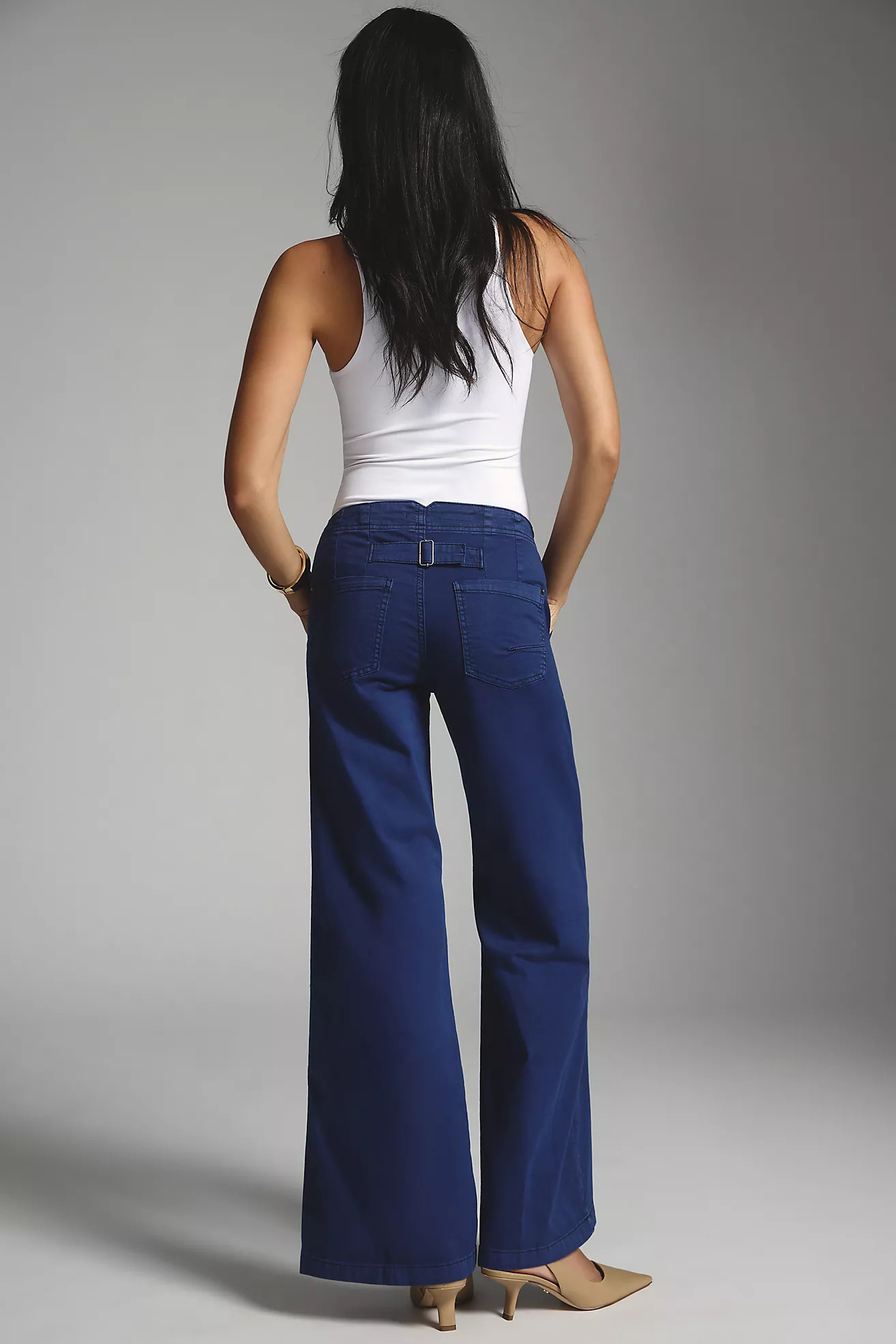 The Kit High-Rise Wide-Leg Utility Trousers | Anthropologie (US)