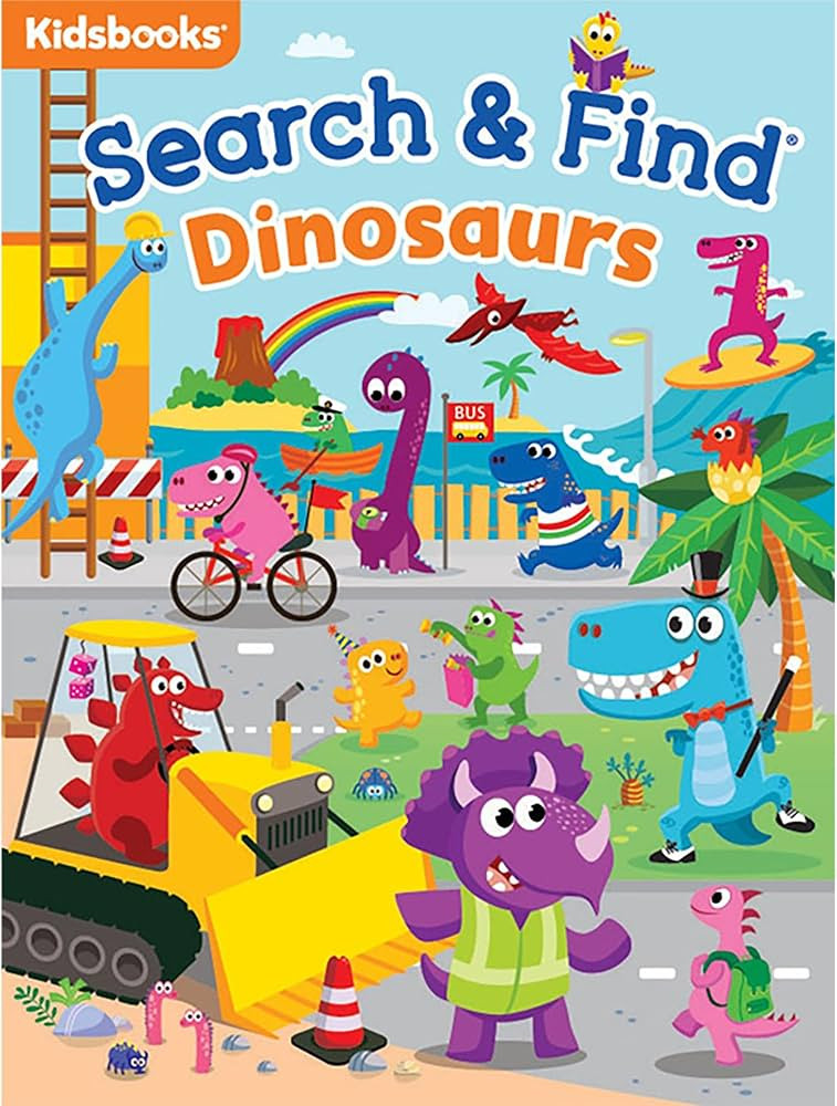 My First Search & Find: Dinosaurs Board Book – Fun Dinosaur Search for Toddlers Ages 2+ | Boost... | Amazon (US)