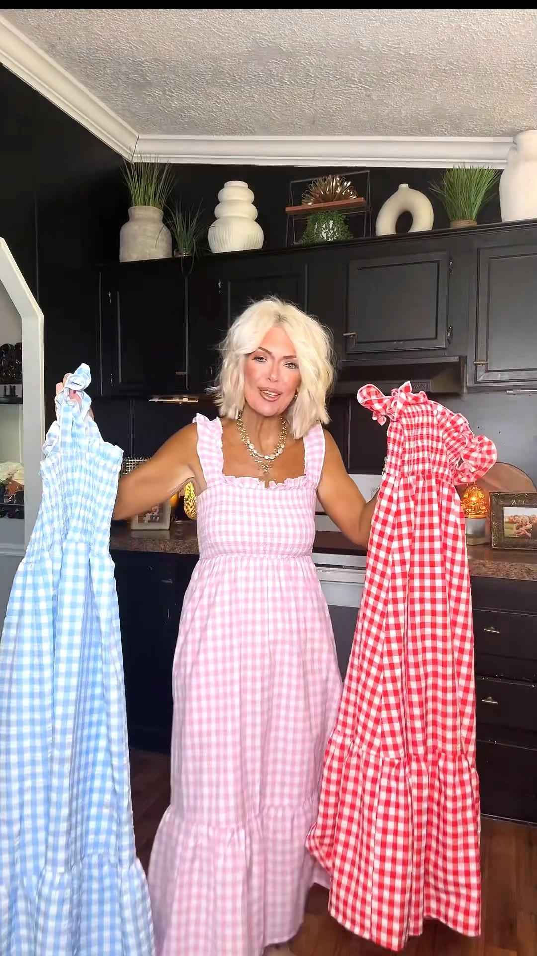 These gingham dresses are sooo good!!! Choose your favorite color. Or do like i did or just get them all. 

#LTKWorkwear #LTKootd #LTKOver40