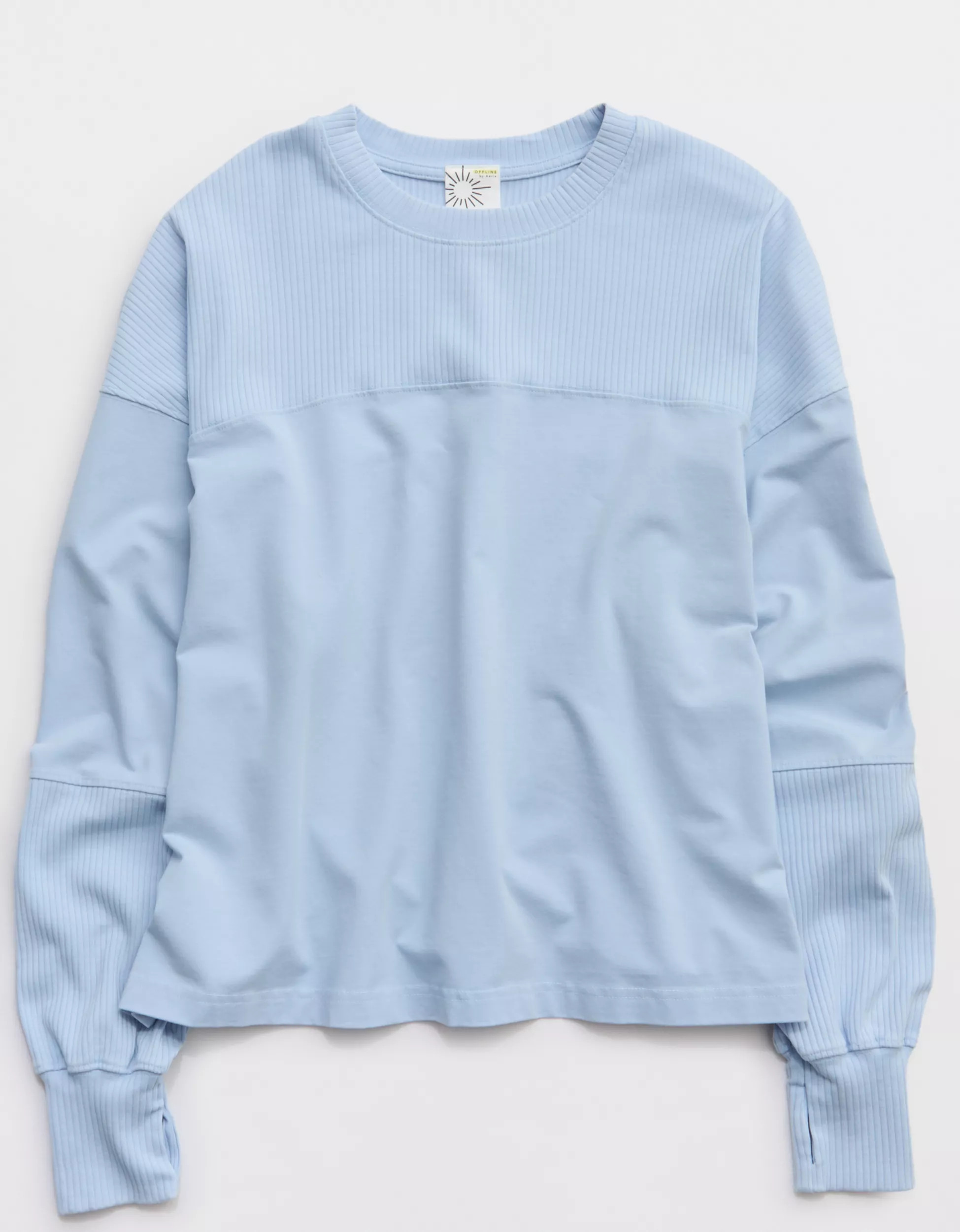 OFFLINE By Aerie OG Cotton Crewneck T-Shirt | American Eagle Outfitters (US & CA)