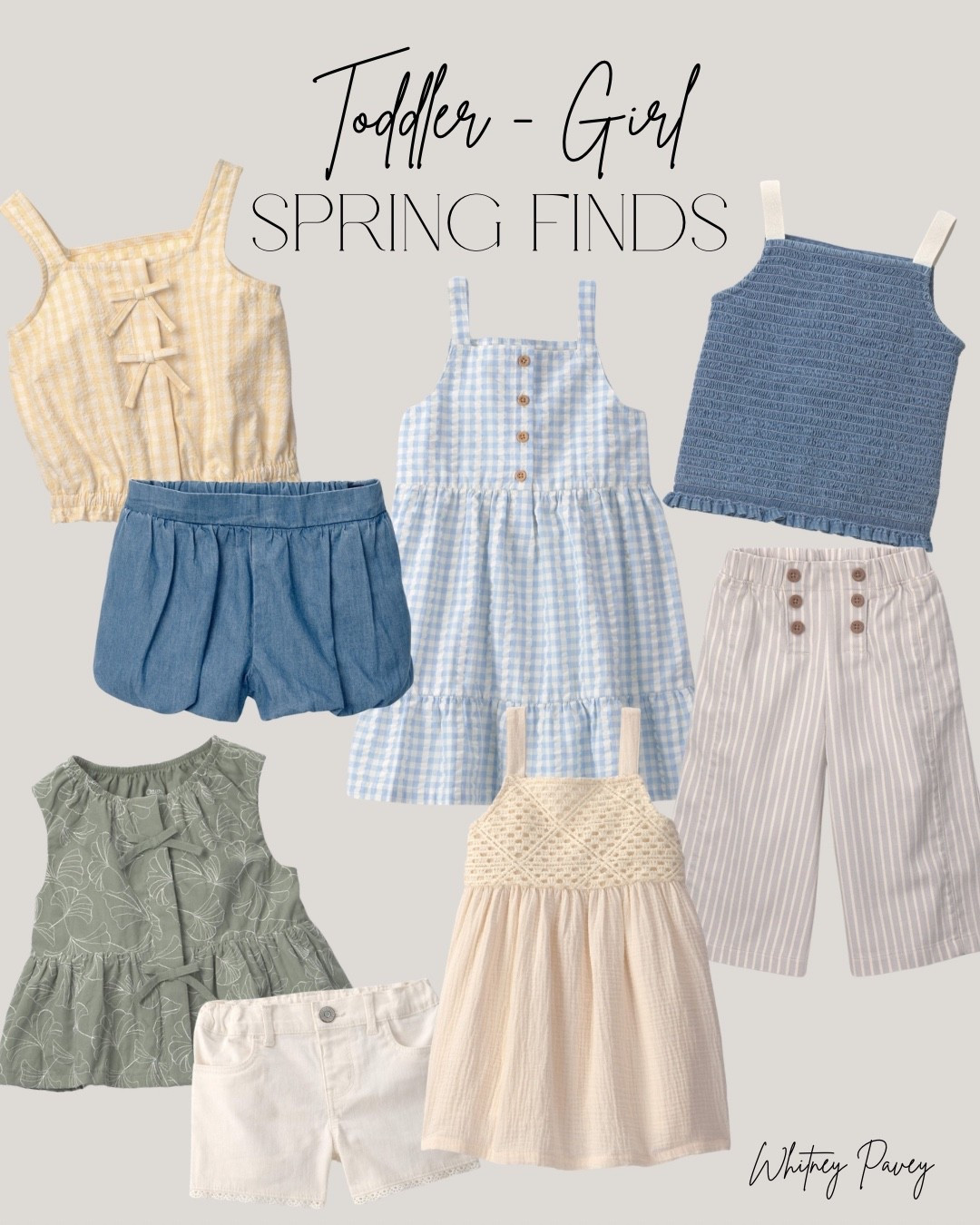 Adorable spring outfits ideas for your toddler girls! With the gingham, bows, dress, chambray, it’s all such a cute wardrobe for your little girls! 

#LTKBaby #LTKmomlife #LTKKids