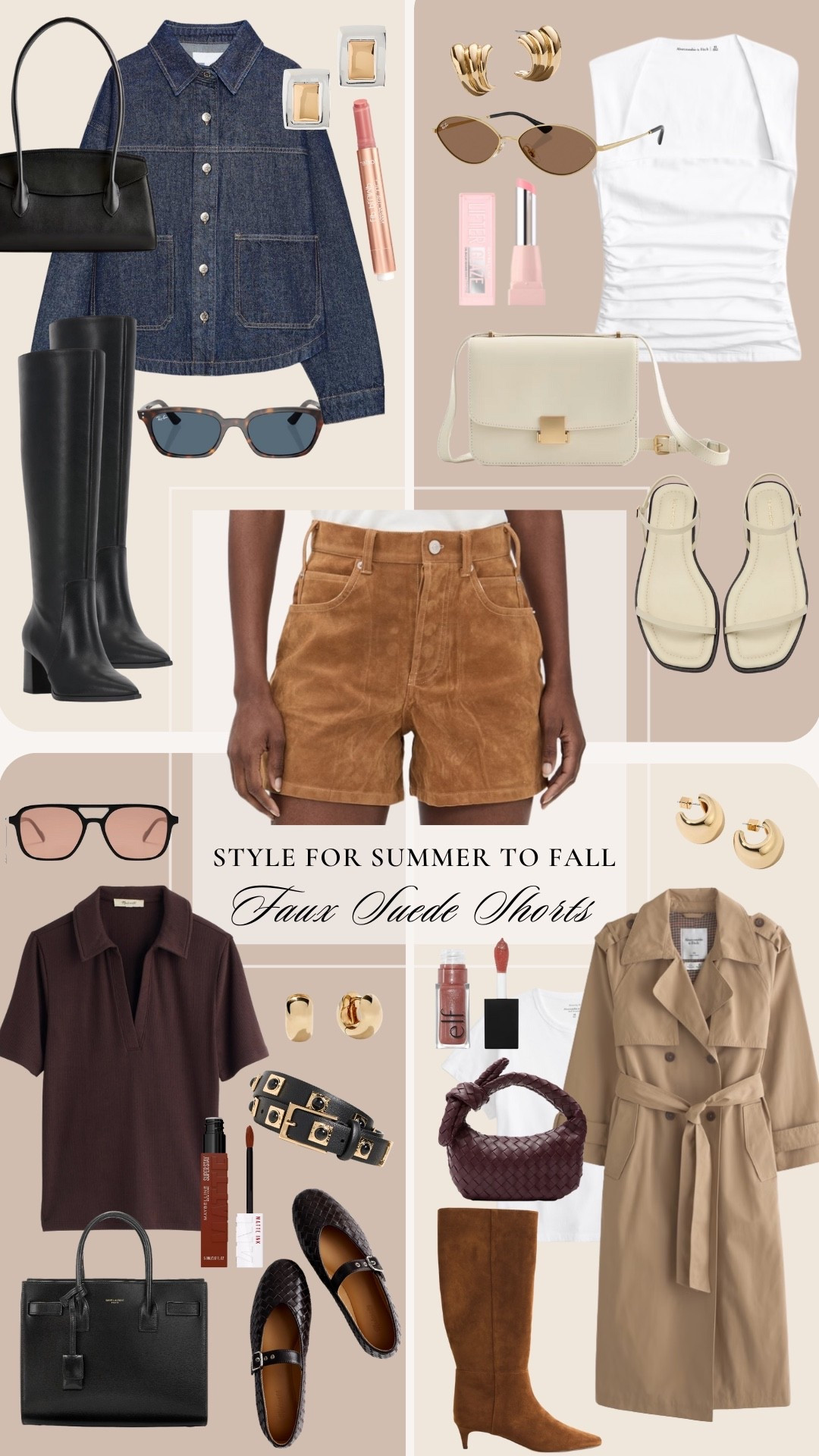 More Ways to Style: Suede Shorts for summer & fall ✨

#LTKStyleTip #LTKShoeCrush #LTKItBag