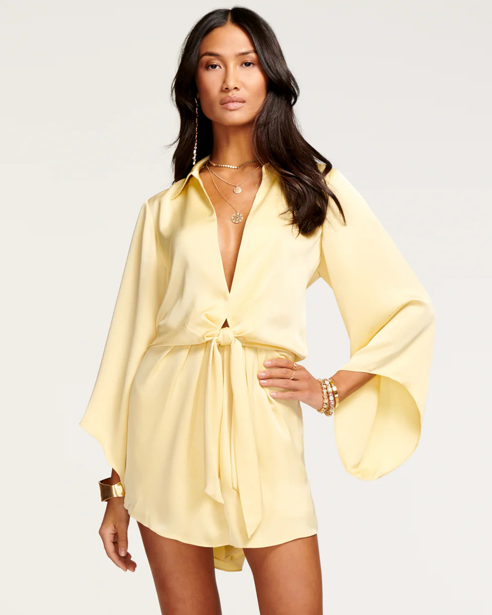 Penny Bell Sleeve Mini Dress | Ramy Brook