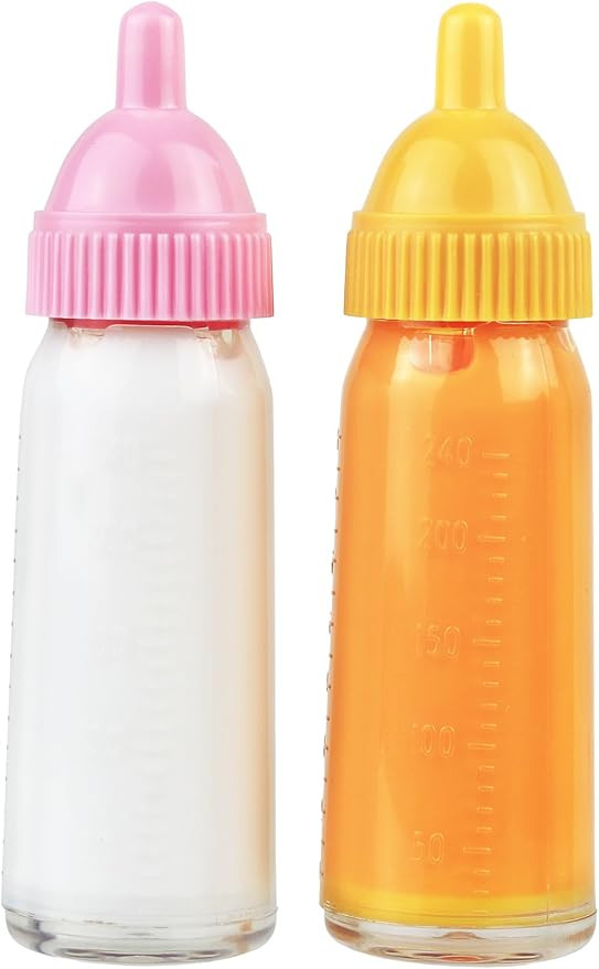 Click N' Play Magic Disappearing Baby Bottle Toy Set, Baby Doll Bottles with Disappearing Milk & ... | Amazon (US)