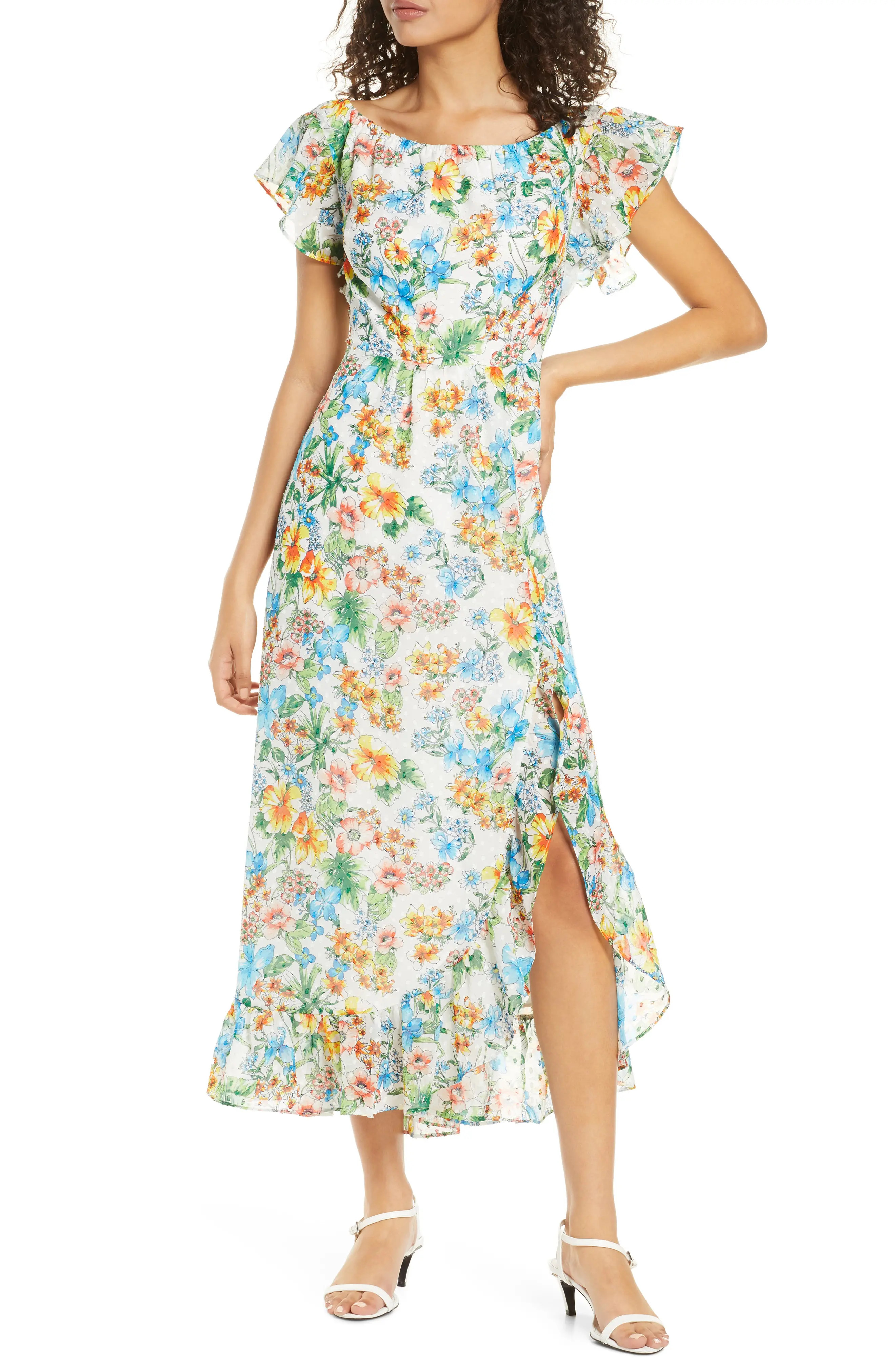 Women's Ali & Jay The Hideaway Floral Maxi Dress, Size Medium - Blue | Nordstrom