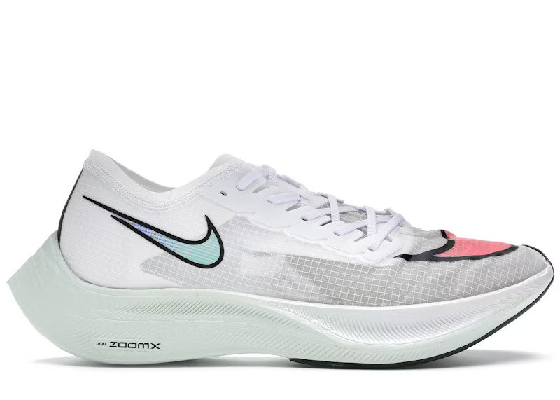 Nike ZoomX Vaporfly NEXT% White Hyper Jade Flash Crimson | StockX