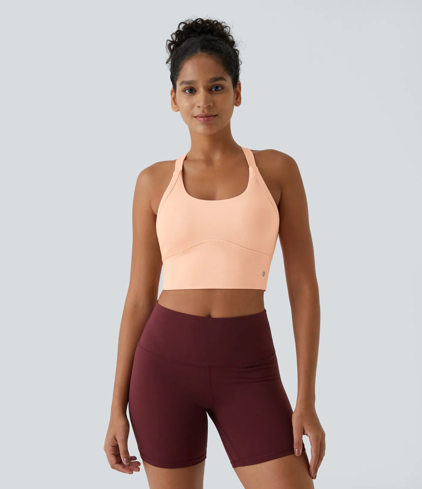 Women’s Softlyzero™ Plush Backless Cut Out Twisted Cropped Yoga Tank Top - Halara | HALARA