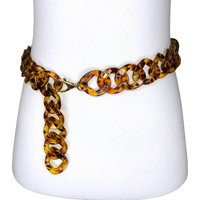 Women's 1 1/4"" Wide Tortoiseshell Brown Leopard Tortoise Shell Quality Skinny Narrow Dress Boho Con | Etsy (US)