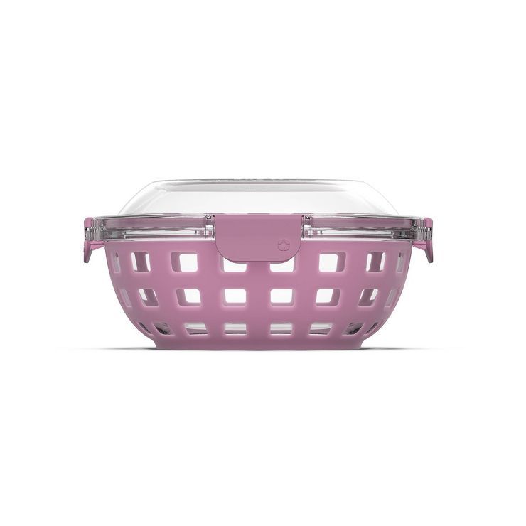 Ello 5.5 Cup Glass Lunch Bowl Food Storage Container - Purple | Target