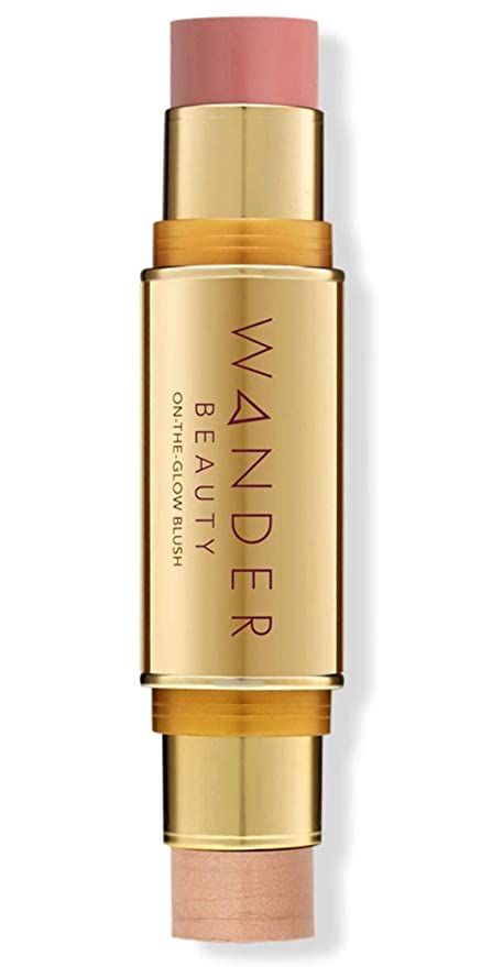 Highlighter Makeup & Blush Stick - WANDER BEAUTY ON-THE-GLOW- Blush & Illuminator Makeup. Cream B... | Amazon (US)