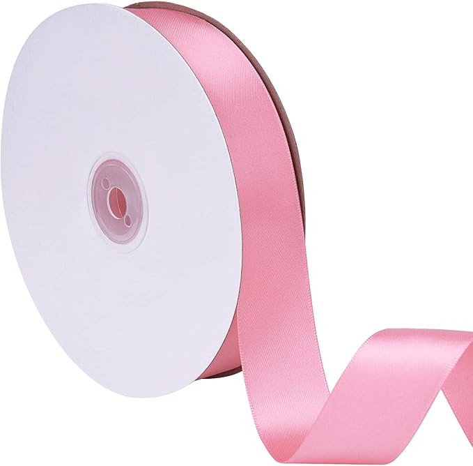 Livder Double Face Satin Ribbon Roll, 1 inch Wide 50 Yard Length for Wedding, Party Decoration, D... | Amazon (US)