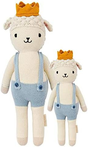 CUDDLE + KIND Sebastian The Lamb Regular 20" Hand-Knit Doll – 1 Doll = 10 Meals, Fair Trade, He... | Amazon (US)