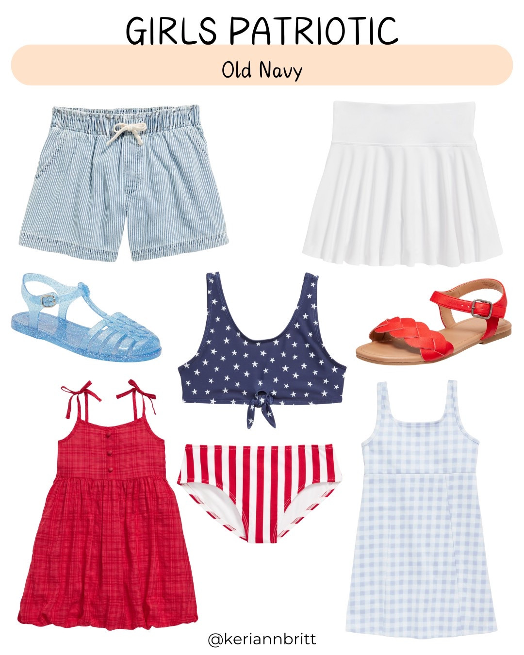 Girls Americana Outfits

Old Navy Kids / Kids Summer / Summer Outfit / Patriotic Outfit / Red, White and Blue Clothes / America Clothes / 4th of July Outfit / 4th of July Kids

#LTKKids #LTKSeasonal #LTKSummerEdit
