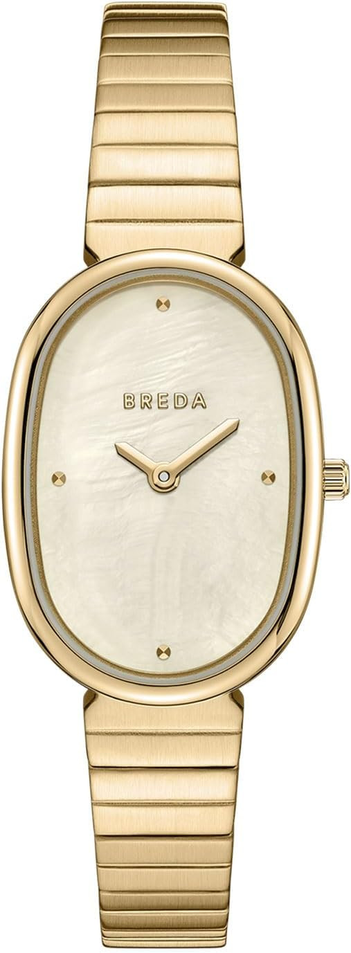 Breda Women's 'Jane' Gold and Metal Bracelet Watch, 23MM | Amazon (US)