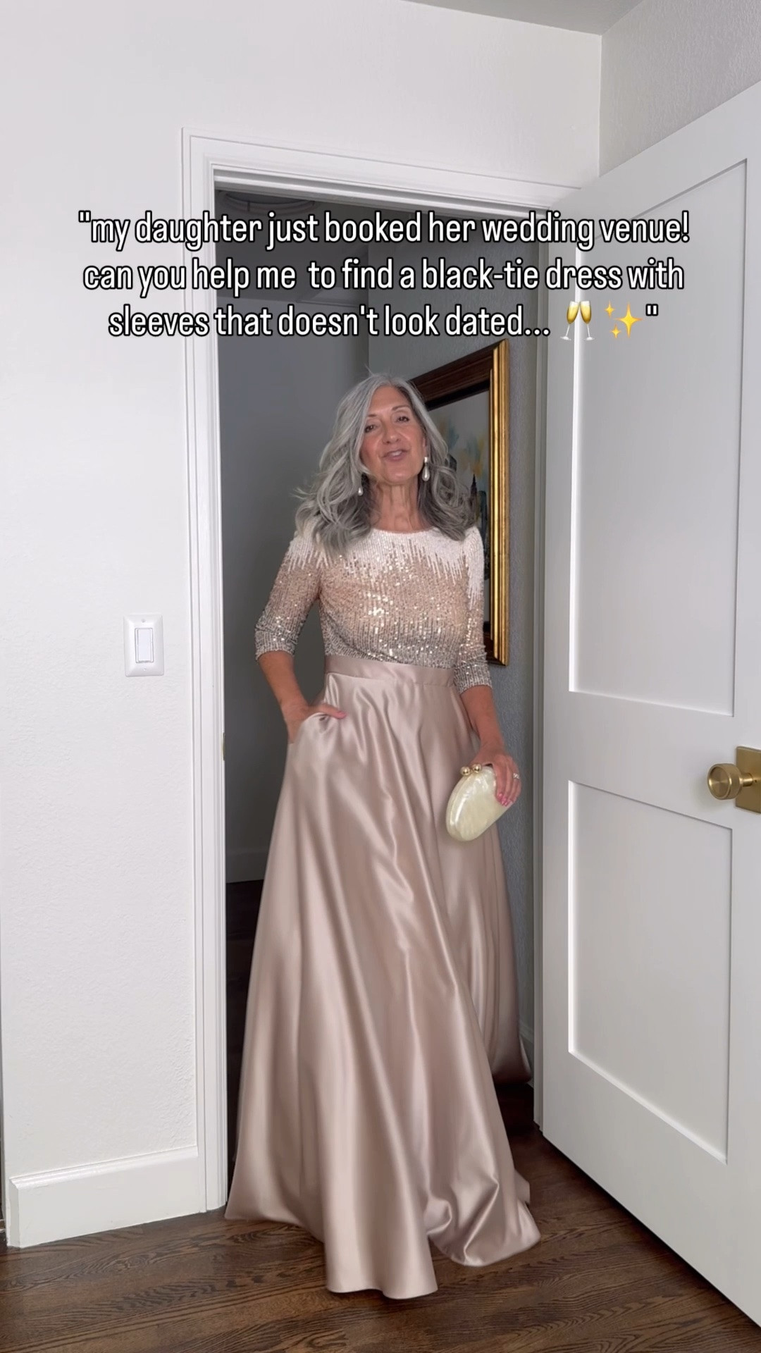 🥂 Mother of the Bride and Wedding Guest Dresses

The three-quarter sequin sleeve puts the glow right at your face and covers the arms beautifully without a second thought. The champagne ballgown skirt sweeps and photographs with total regal elegance from the first toast to the final dance.

Save this for your next invitation and share it with a friend who’s shopping. 💌

Use code CLAUDIA15 for 15% off at @betsyandadam

Sizing | 5’4½” | 133 | medium or 6

Wedding Guest Dress | Fashion over 50 | Mother of the Bride | Mother of the Groom | Black Tie | Formal Gown | Summer Wedding | Dresses to Hide Belly | Special Occasion | Wedding Guest Dress with Sleeves

#LTKSeasonal #LTKOver40 #LTKWedding