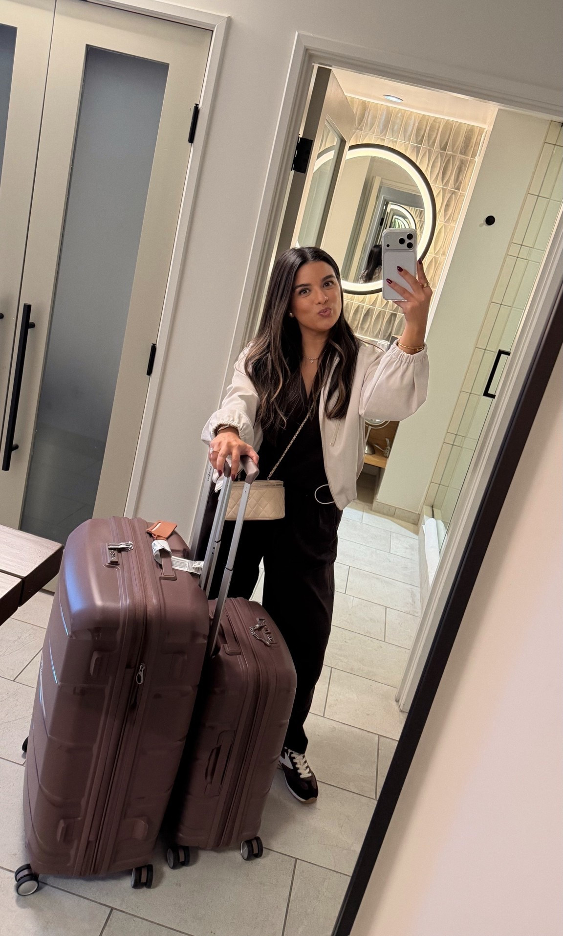New luggage set im loving! Also grabbed the weekender bag to take all the merch back home from summit 🤎 it’s all on sale right now at @macys 

#macys #luggage #travel #amazon #suitcase

#LTKSeasonal #LTKootd #LTKdayinmylife