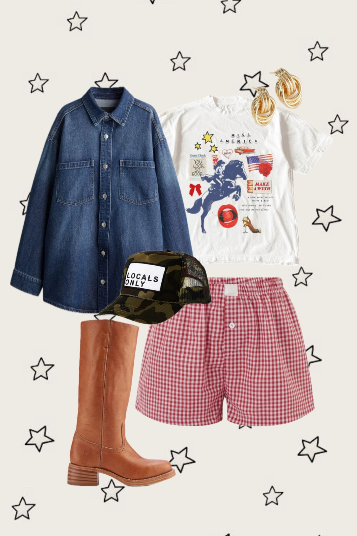 Cool girl 4th fit 

#LTKShoeCrush #LTKFindsUnder50 #LTKFindsUnder100