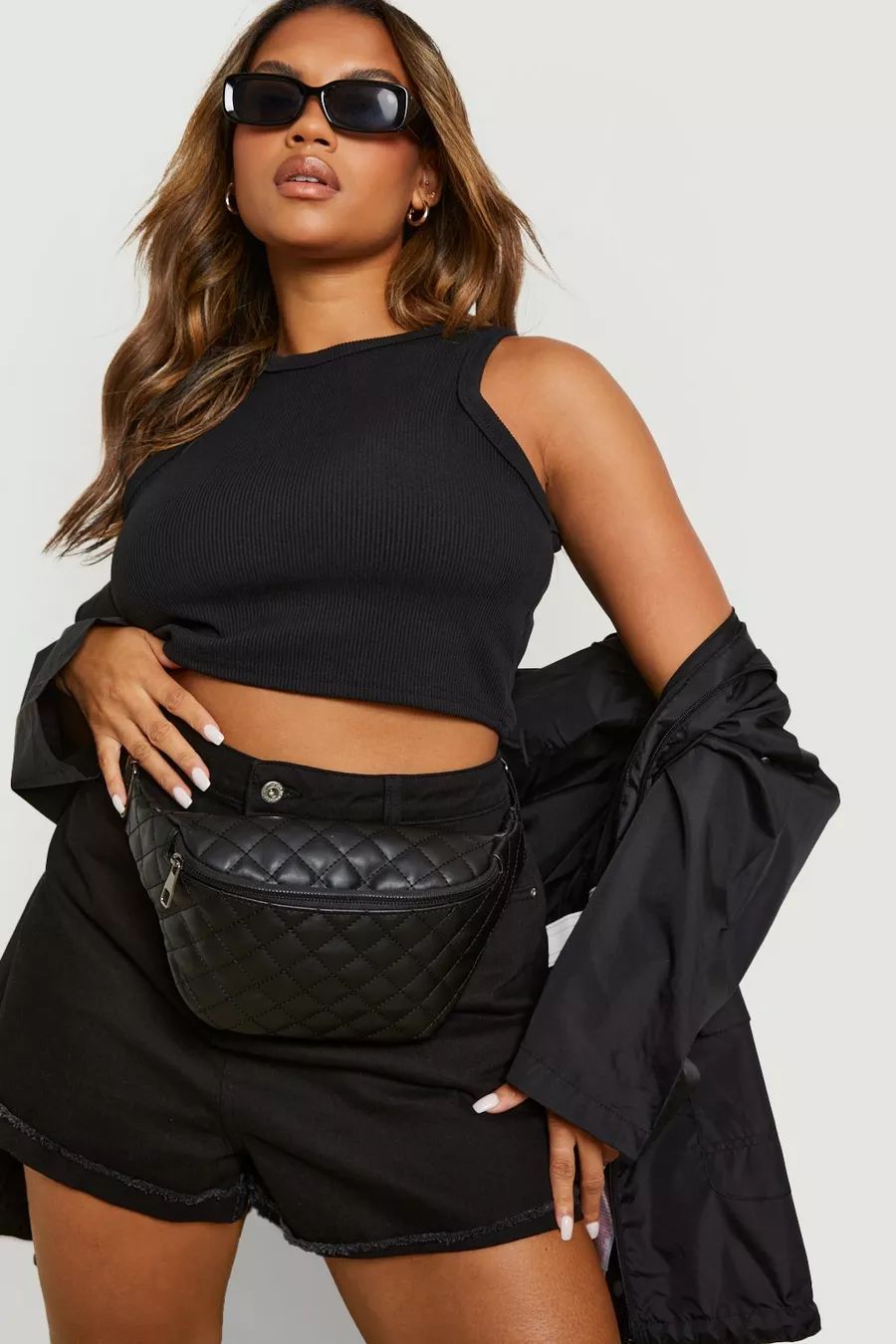 Plus Quilted Fanny Pack | Boohoo.com (US & CA)