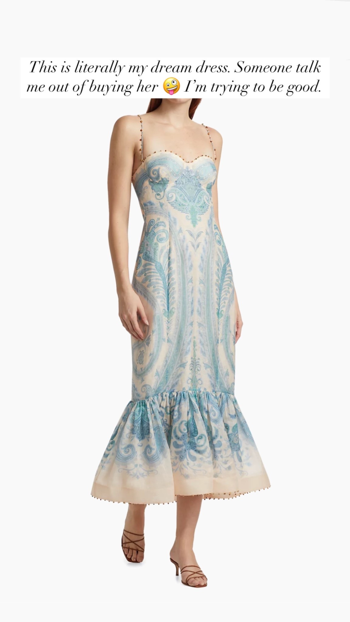 Blue floral dress. 

#LTKSeasonal #LTKWedding #LTKParties