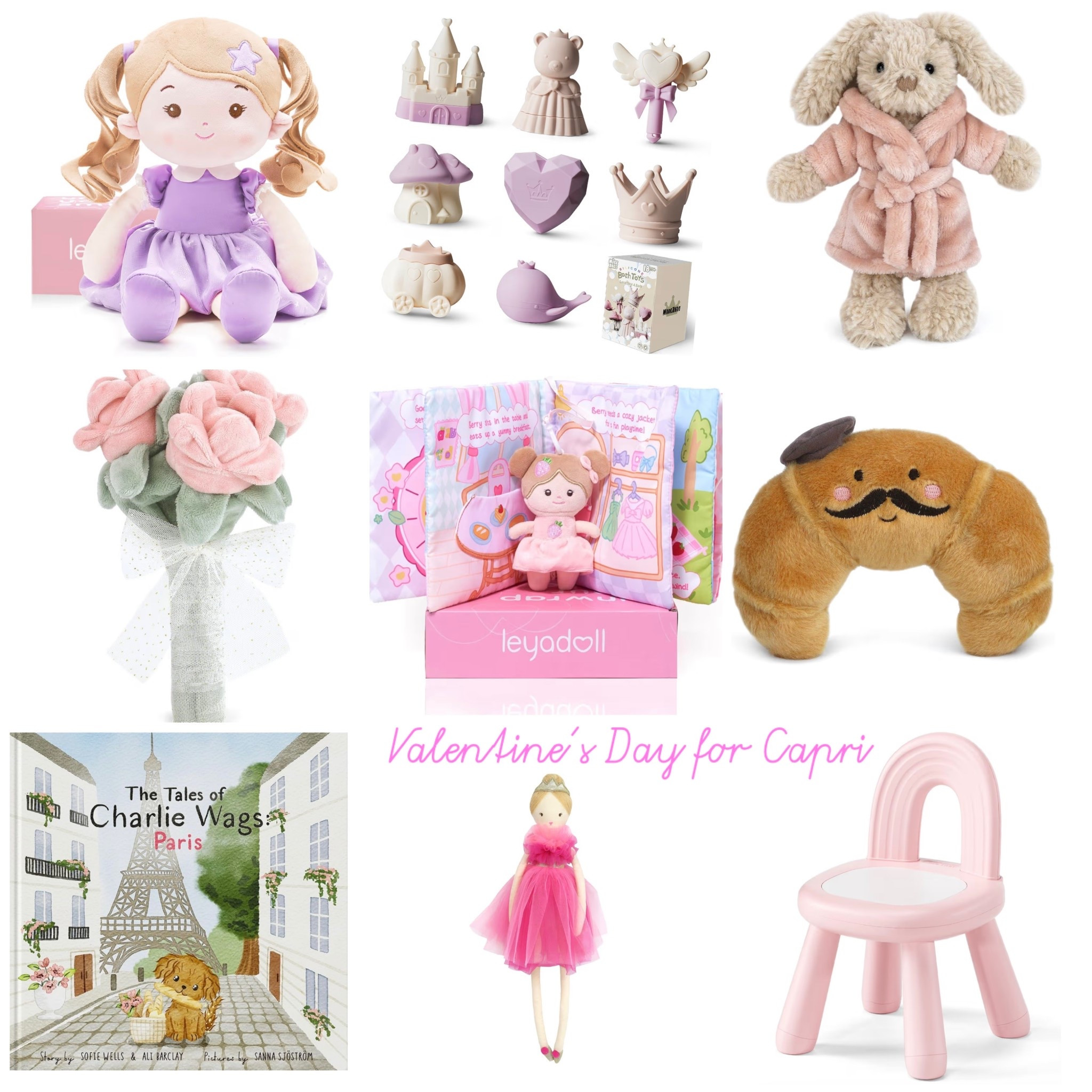 Valentine’s Day Gifts for our little Capri 💗
✔️ Gifts for 20-month old baby girl
✔️ The cutest plushies, Toys, Books, Dolls, Chair, Bath Toys
✔️ Valentine’s Day Gifts Ideas for Baby Girl

#LTKKids #LTKValentine #LTKBaby