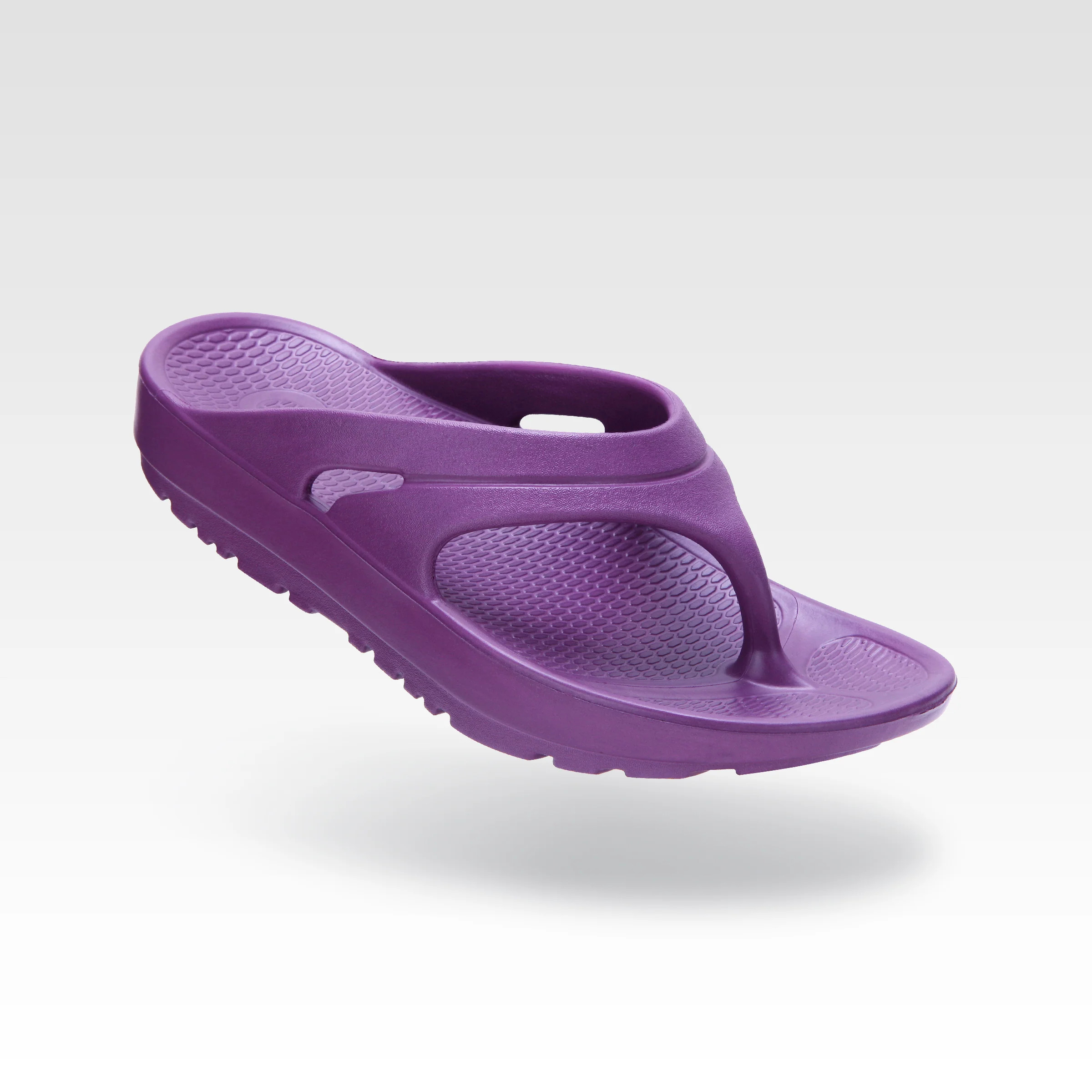 Sustainable Recovery Flip Flop, Pulse It Out Purple | OKA Footwear | Oka Recovery