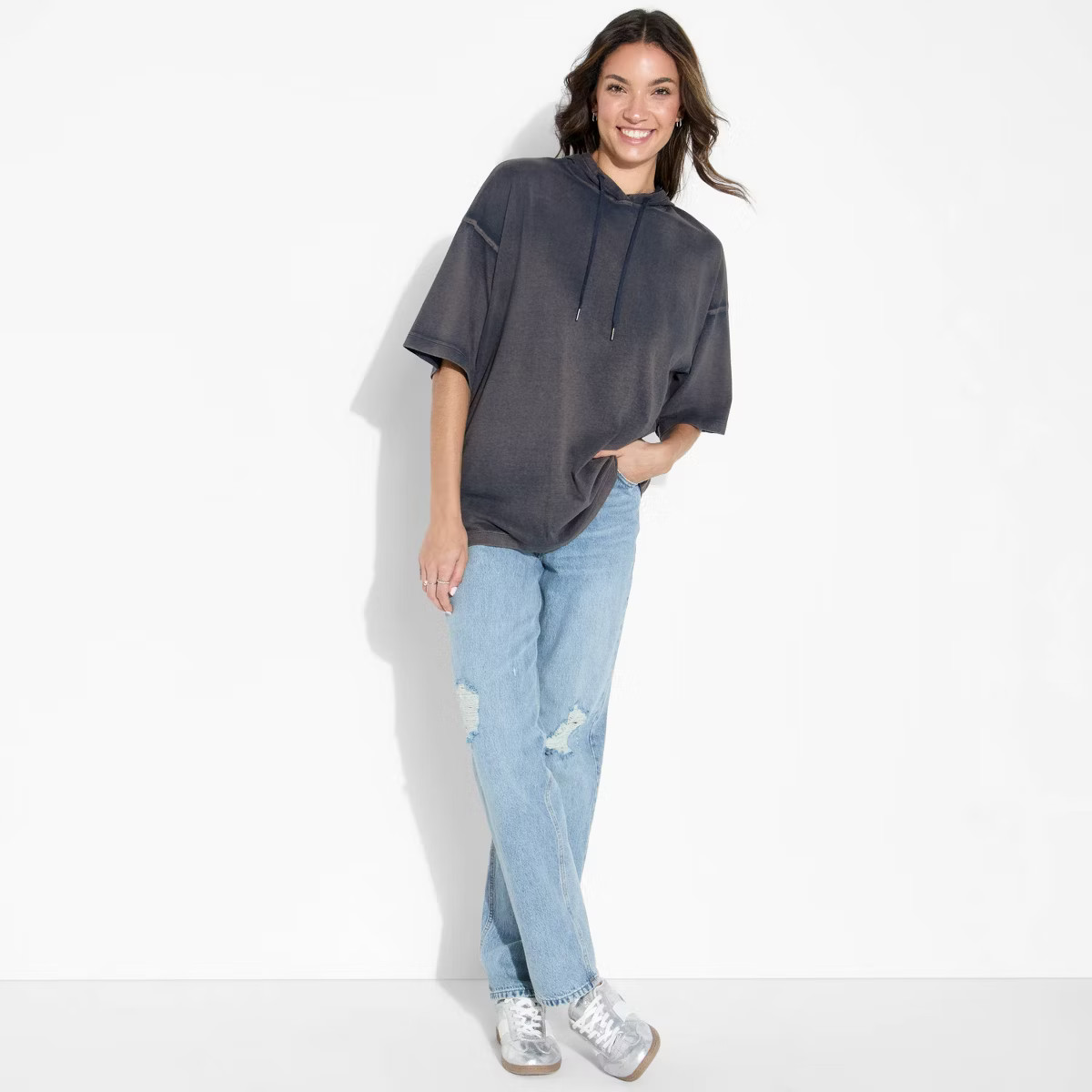 Women's Short Sleeve Hooded T-Shirt - Wild Fable™ | Target