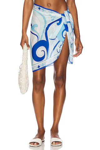 CIN CIN x REVOLVE Short Sarong in Cirque Blue from Revolve.com | Revolve Clothing (Global)