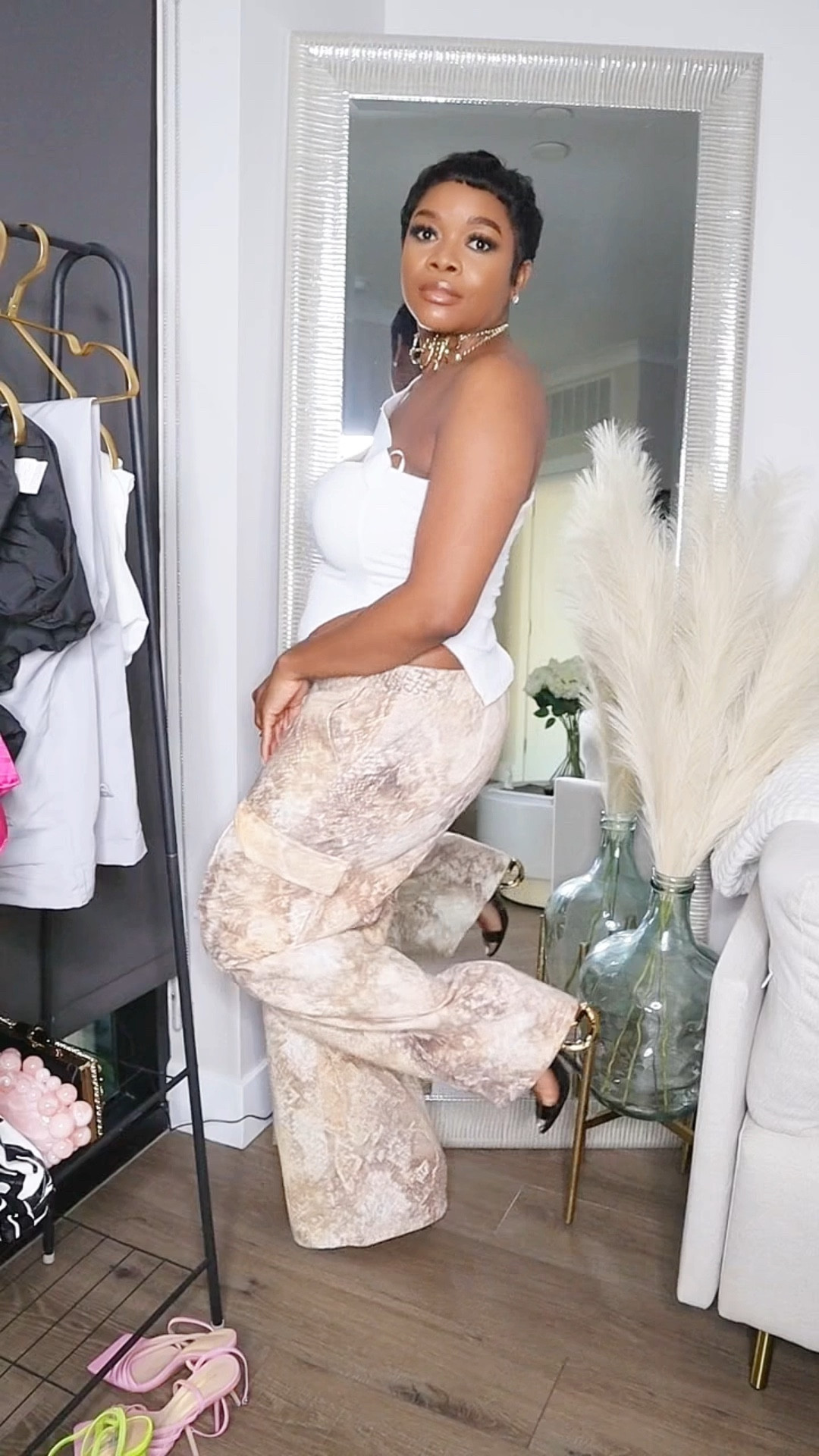 Let’s put a look together! Everything except the shoe are from @sheinofficial.

Ps: As soon as I get rid of this gut - ITS OVER FOR YALL! 😂

#GRWM #OOTD #fashioninspo #affordablefashion #cutelooks #Shein #LooksFromSheIn #sheinofficial #sheinoutfits

#LTKstyletip #LTKfindsunder50 #LTKfindsunder100