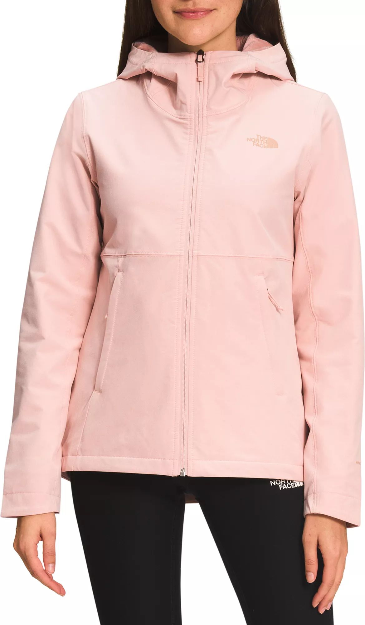 The North Face Women's Shelbe Raschel Full-Zip Hooded Jacket, Small, Evening Sand Pink | Dick's Sporting Goods