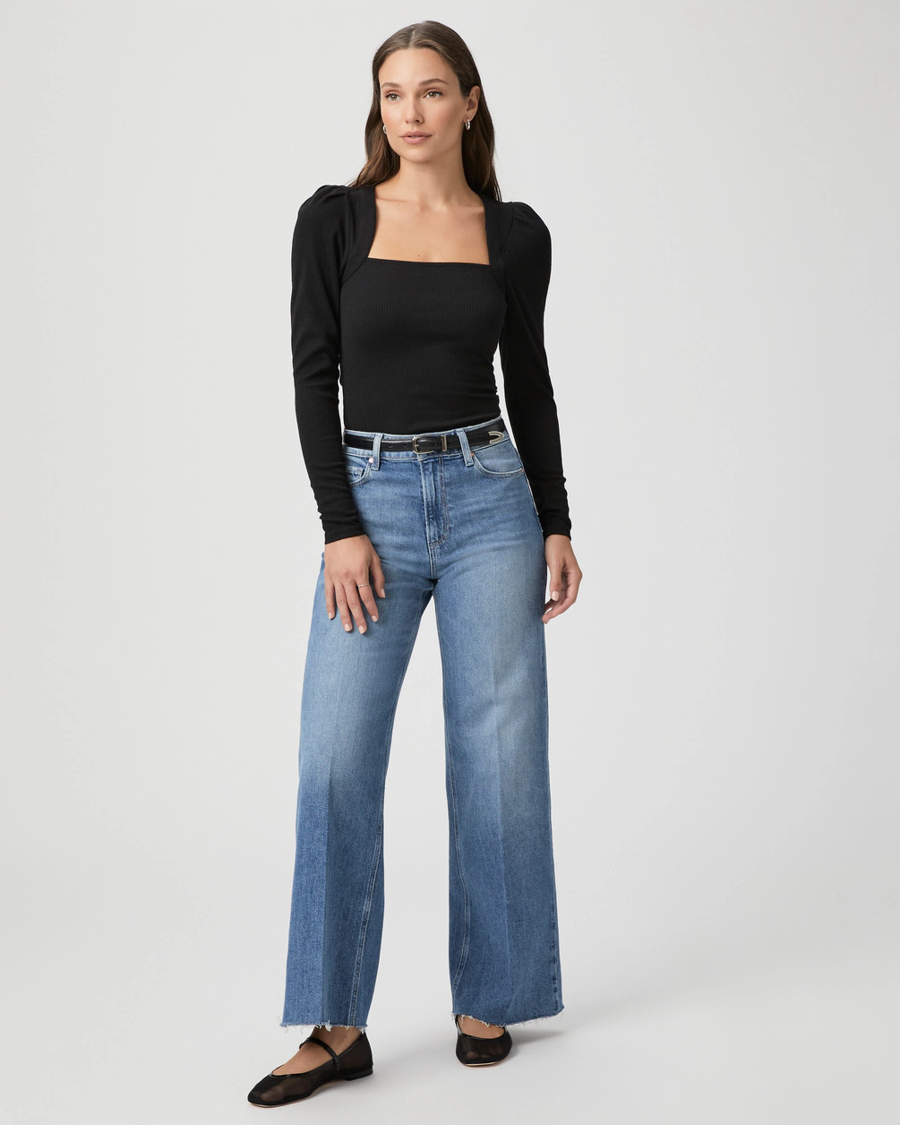 Anessa 31" Wide Leg Jean | Paige