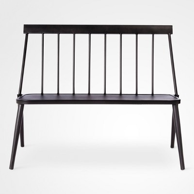 Windsor Metal Stack Patio Bench Black - Project 62™ | Target
