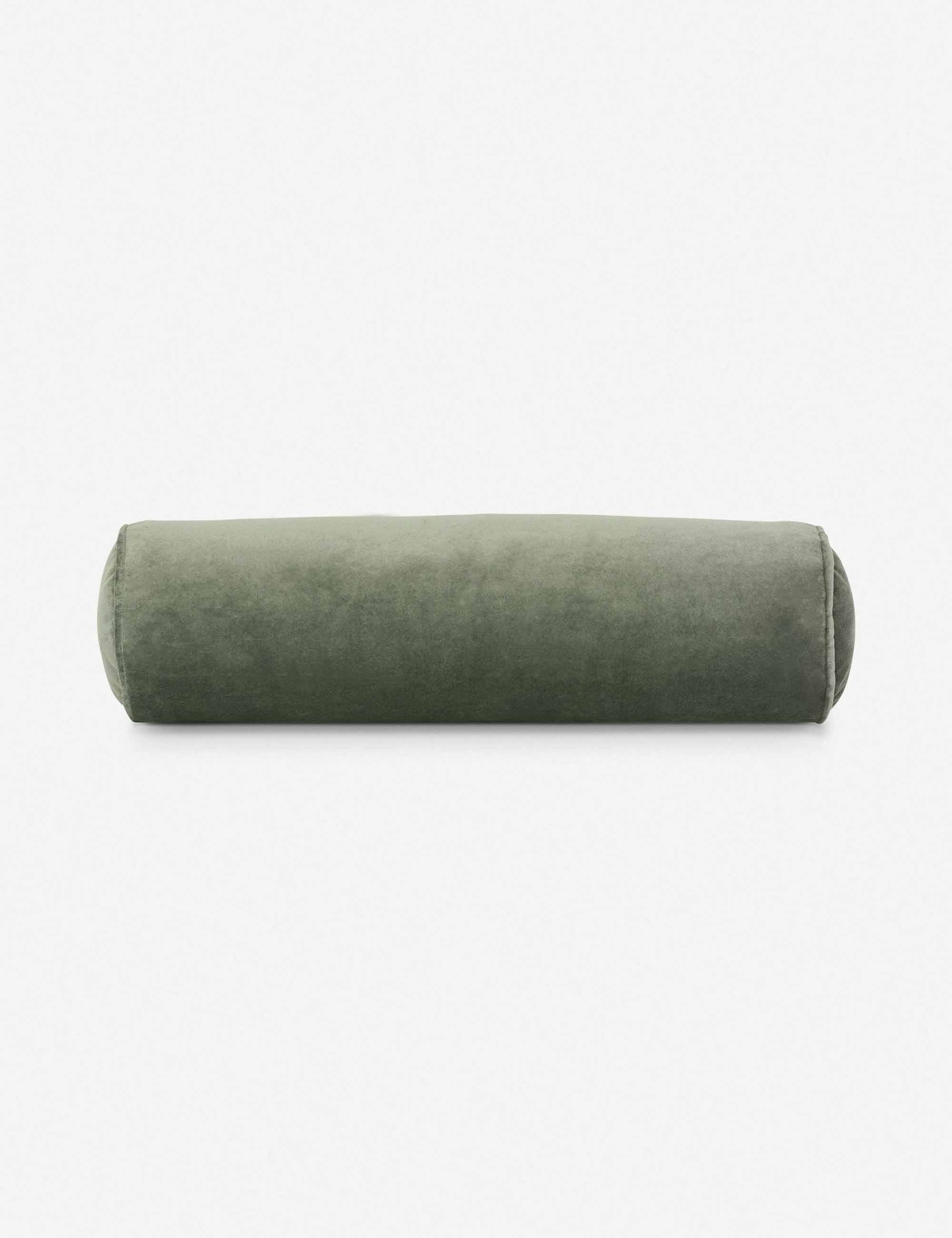 Sabine Velvet Bolster Pillow | Lulu and Georgia 
