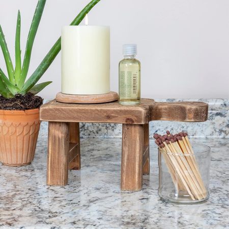 How adorable is this guest bathroom decorative wooden pedestal?! 😍✨💕

#LTKhome #LTKSpringSale #LTKfindsunder50