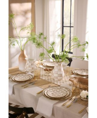 Mackenzie Childs Mocha Check Collection | Macy's