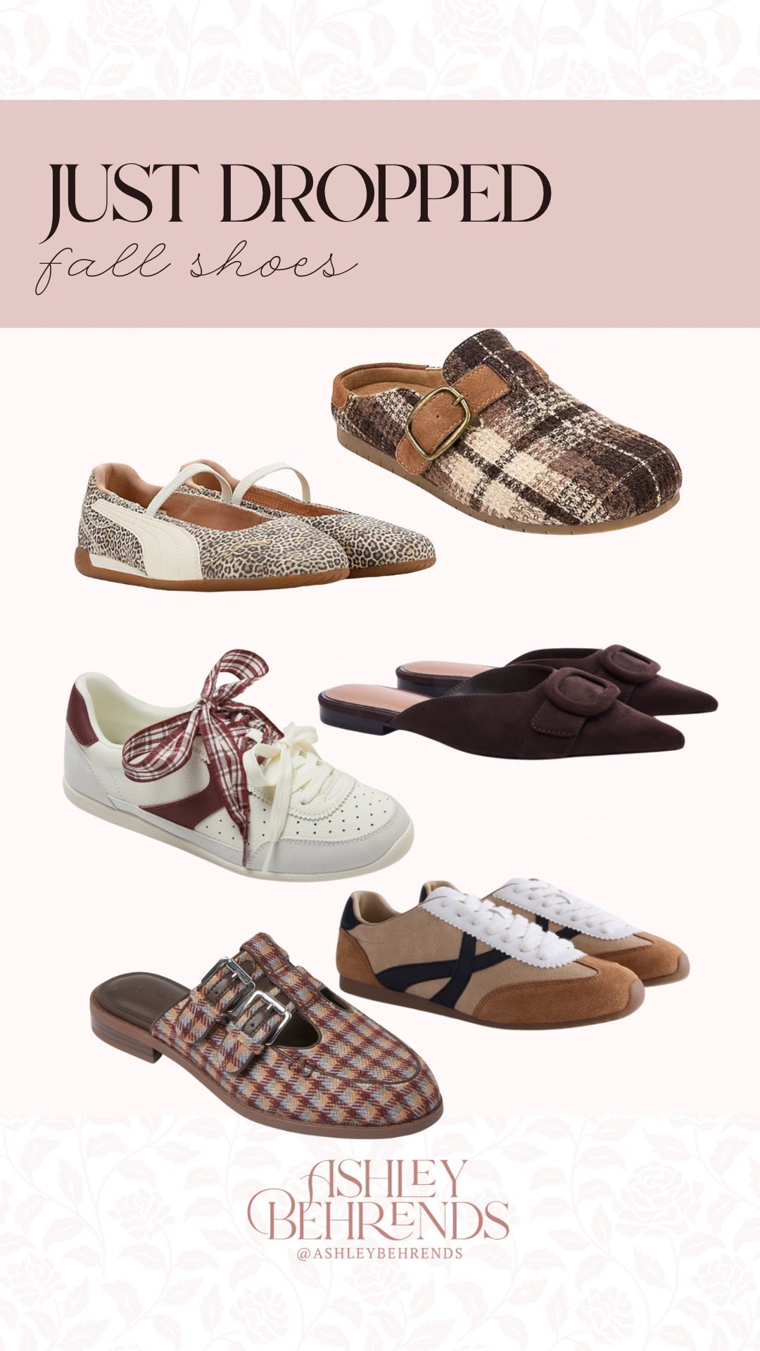 Our favorite stores have starting releasing their fall shoes, and oh my… I am obsessed 🤩. There are so many adorable trends that are so cute and these options are all affordable. I love the animal print accents on these Mary Jane sneakers and how cute is the plaid on those mules? These sneakers with the ribbon shoelaces are perfect for game days, and the cognac sneakers are actually from Walmart! I love the details on the flat shoes that are 100% work appropriate. 
Fall shoes, affordable fall shoes

#LTKPlusSize #LTKSeasonal #LTKWorkwear