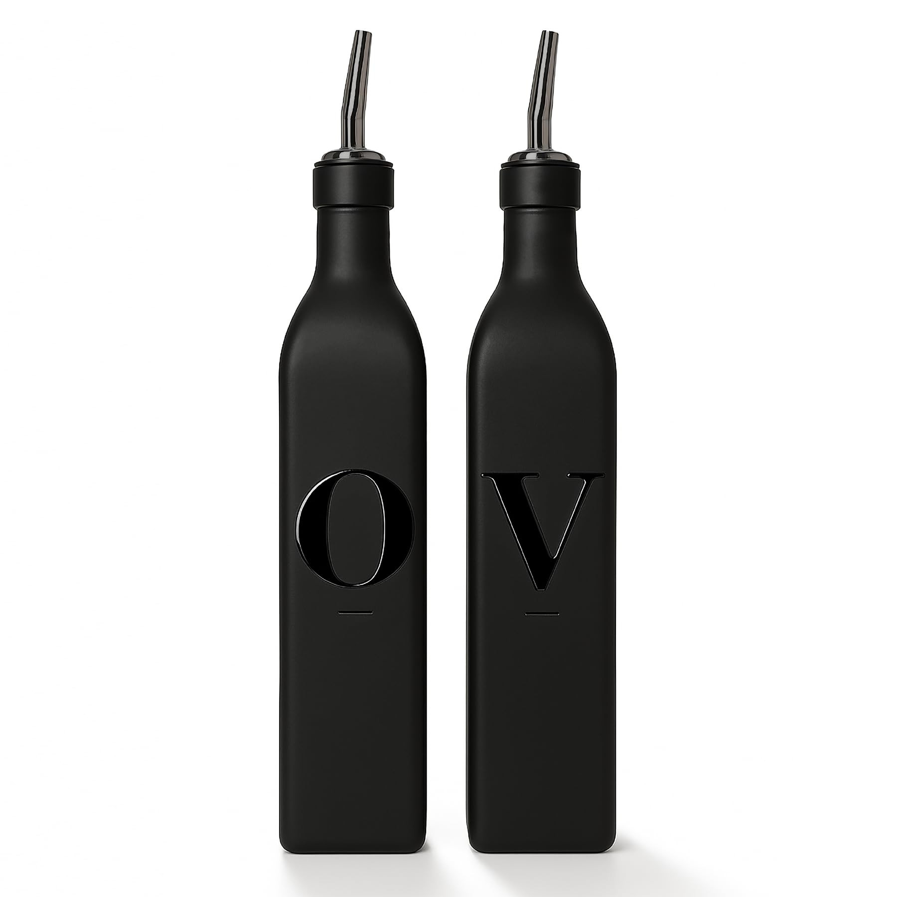 Olive Oil & Vinegar Dispenser Bottle Set with Stainless Steel Spouts & Funnel - Elegant Cooking O... | Amazon (US)