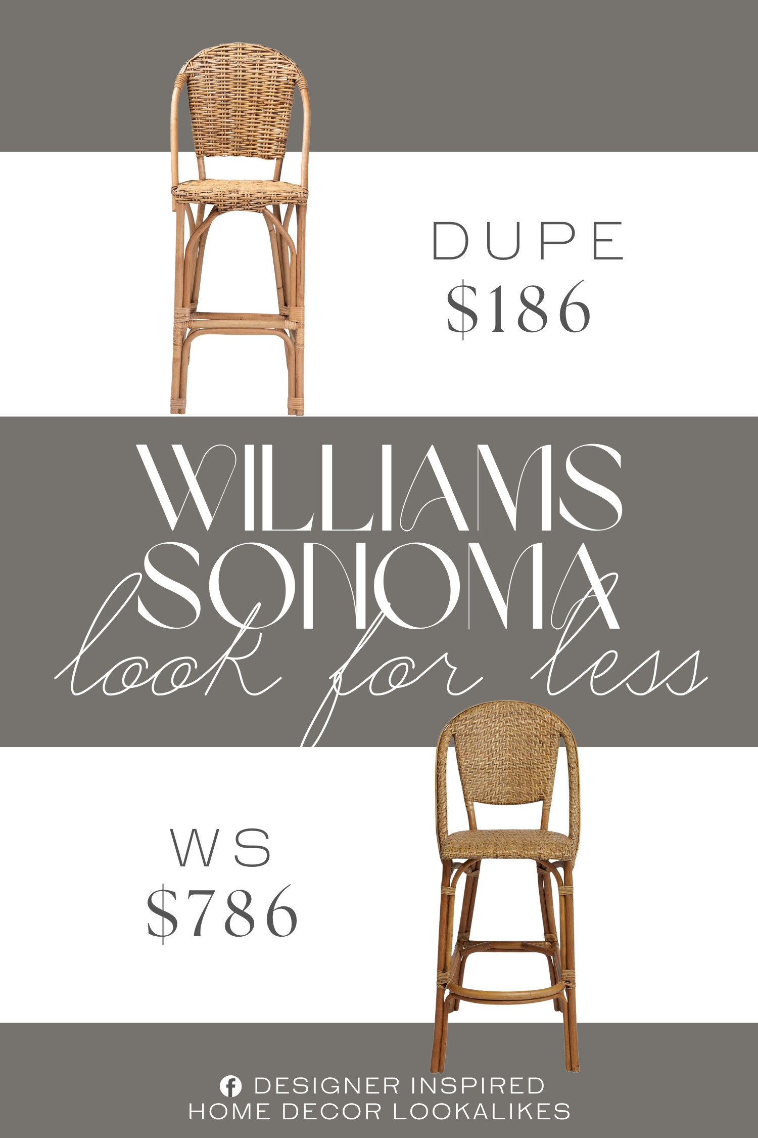 Inspired by Williams Sonoma Bar Stool. Natural Rattan Bar Stool. Rattan Cane Bar Stool. Coastal Rattan Stool. Wicker Bar Height Stool. Boho Chic Bar Stool. Natural Woven Stool. Cane Seat Bar Stool. Solid Wood Bar Stool. Beach House Stool. 

Home more affordable option find copy cat similar look for less budget friendly affordable cheap cheaper beautiful pretty. Clearance sale coupon code discount code promo code luxury lookalike look a like Inspo inspiration inspired by idea ideas Love like these? I share multiple every day in my FB group.
#williamssonomainspired #barstool #heightstool #kitchenislandstool #naturalfurniture #kitcheninspo #furniturefinds #bohochic #rattanstool 

 #LTKHome