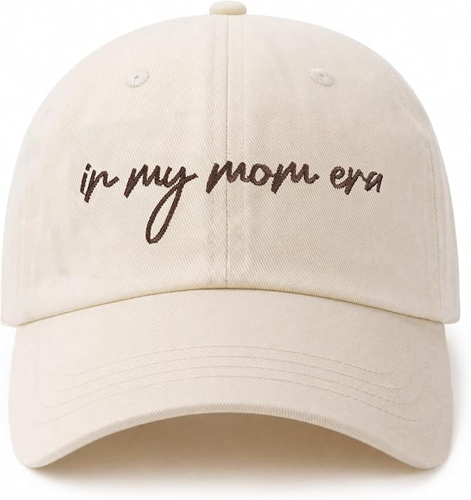 in My Mom Era Hat, Mama Hats for Women, First Time Mom Gift from Daughter Son, Embroidered Womens... | Amazon (US)