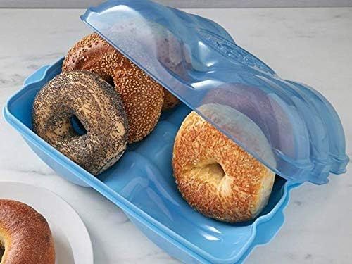 Bagel Fresh Container - 6 Fresh Bagel Keeper & Airtight Storage | Amazon (US)