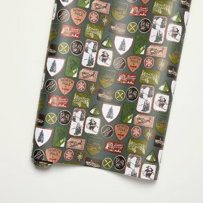 12' Patch Art Gift Wrap - Hearth & Hand™ with Magnolia | Target