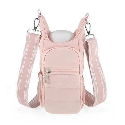 Unique Bargains Water Bottle Carrier Bag Pink 1 Pc | Target