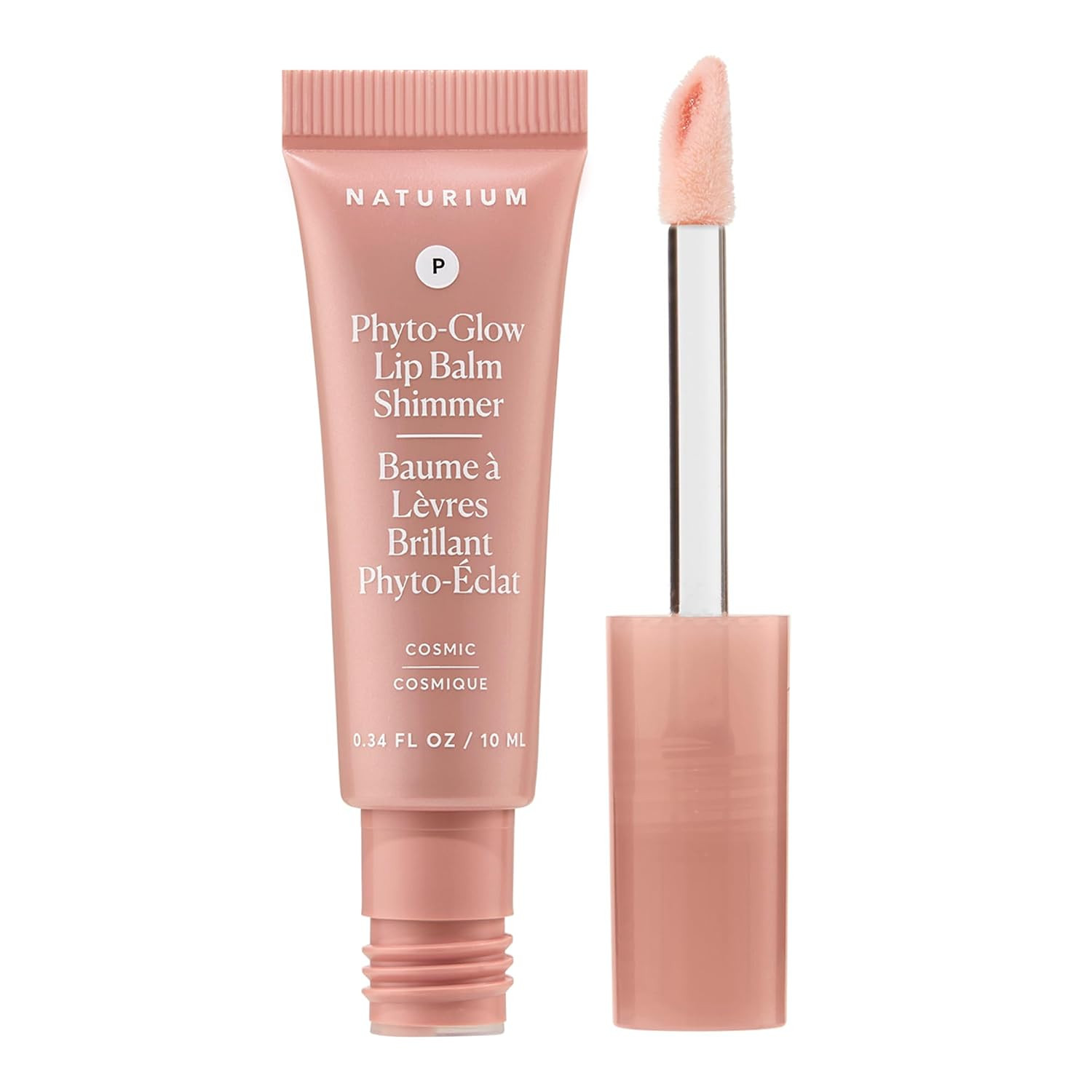 Naturium Phyto-Glow Lip Balm Shimmer | With Plant Squalane Hydrates, Shea & Cupuaçu Butter | 0.34 FL OZ / 10 mL, Cosmic | Amazon (US)