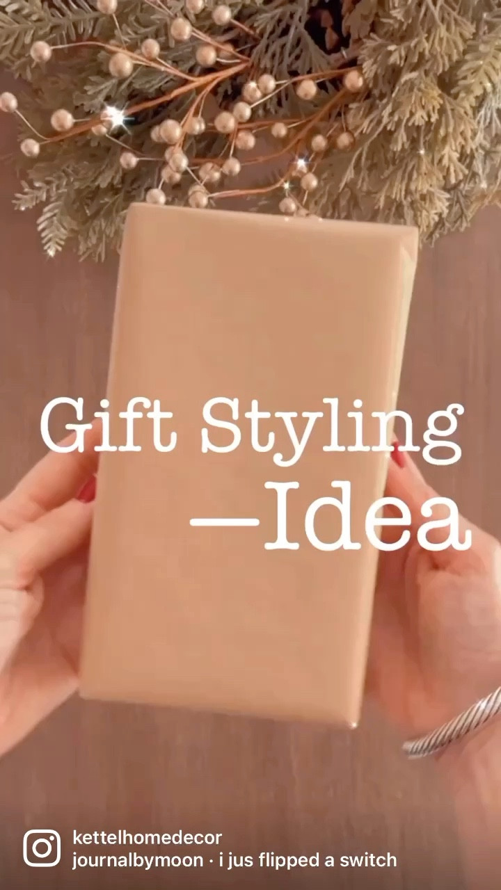 Here is a little touch to add to your Christmas gifts! #giftwrapping #christmasgiftwrapping #holidaygiftwrapping 

#LTKHoliday #LTKSeasonal #LTKhome