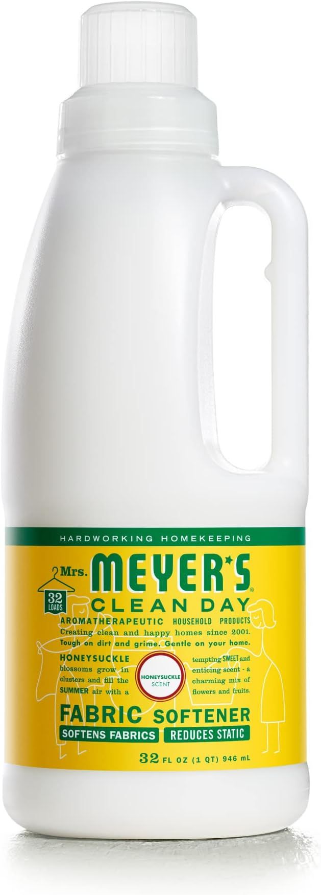 Mrs. Meyer's Clean Day Liquid Fabric Softener, Cruelty Free Formula Infused with Essential Oils, ... | Amazon (US)