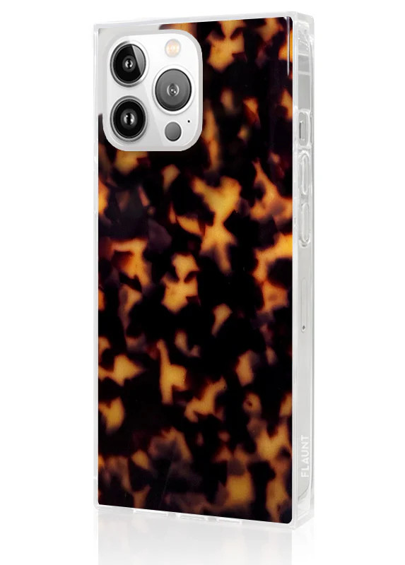 SQUARE® Tortoise Shell iPhone Case | FLAUNT
