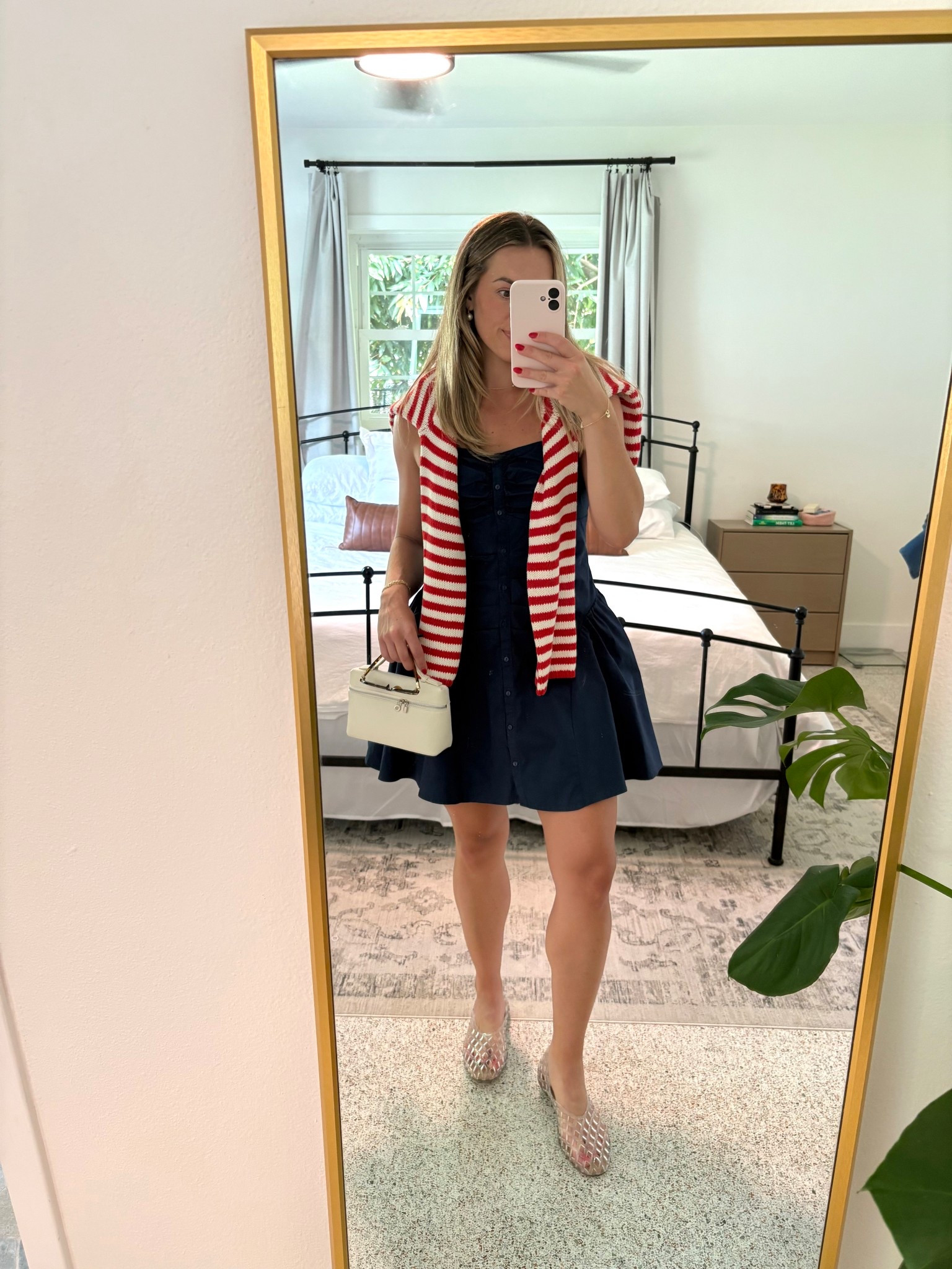 What to wear: 4th of July 

Dress sized up to medium, large in sweater, shoes tts
Lizaflats, summer

#LTKFindsUnder50 #LTKStyleTip #LTKSaleAlert