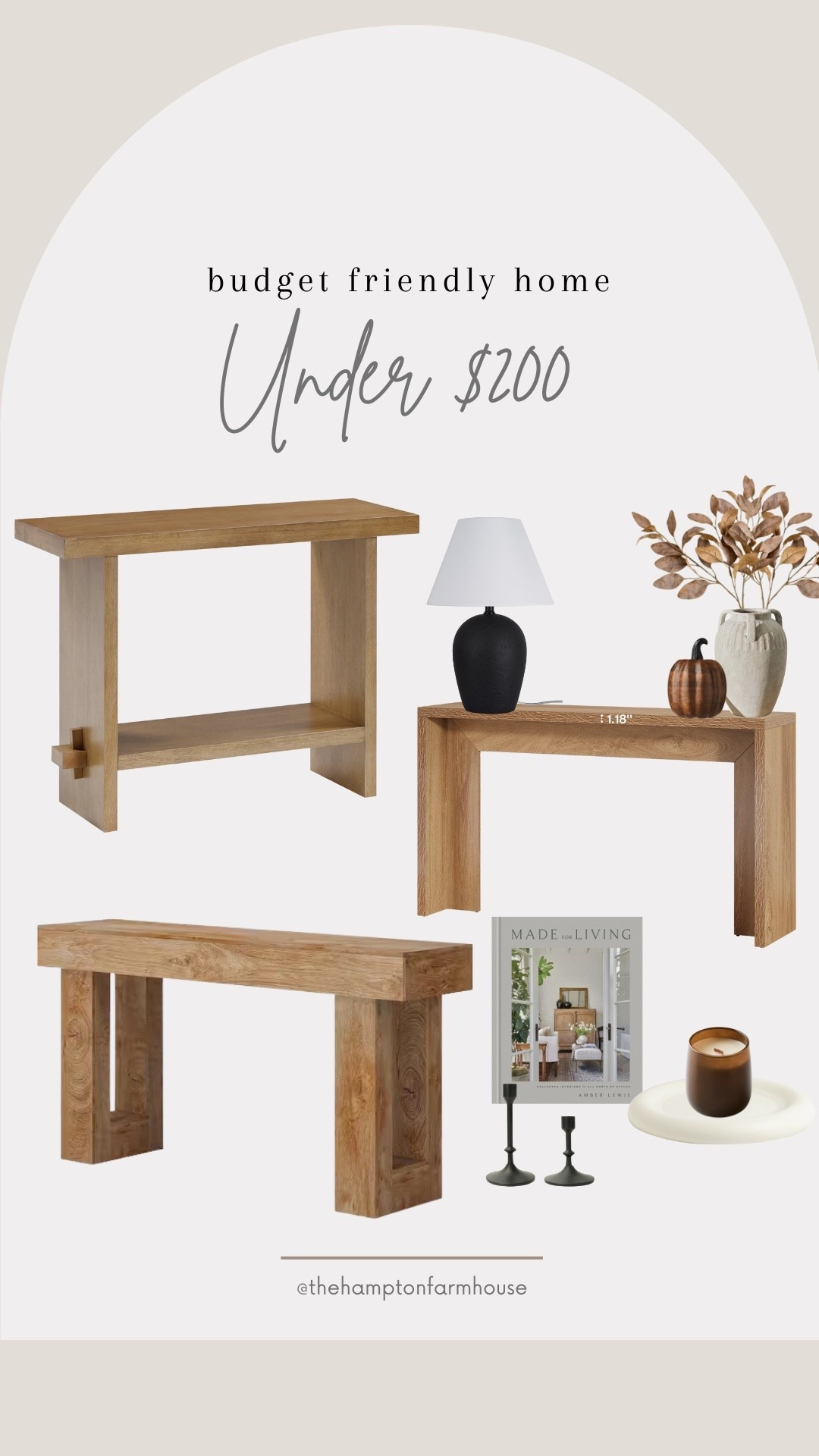 Affordable console tables and home decor! 

Living room, console table, coffee table, home decor, furniture 

#LTKHome #LTKStyleTip #LTKFamily