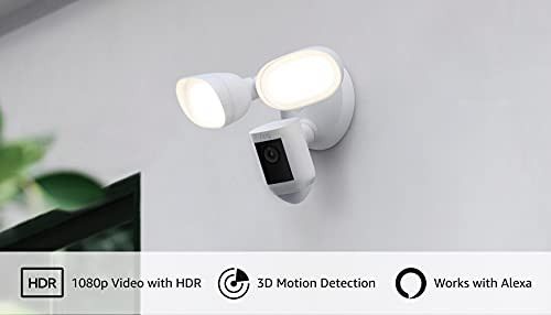 Ring Floodlight Camera Wired Pro Motion-Activated HD Security Cam Two-Way Talk and Siren Alarm | Amazon (US)